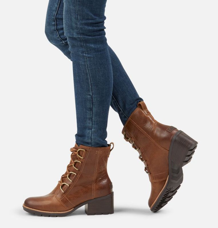 Sorel Dam Stövlar Brun - Cate™ Lace Mid - FVL-873269